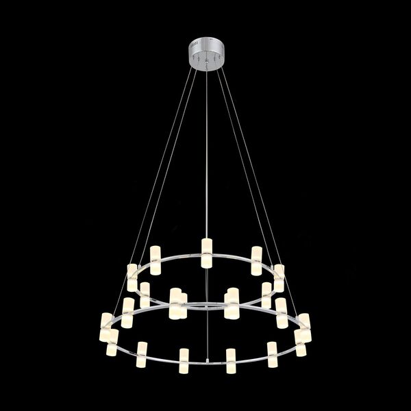 Люстра подвесная ST-Luce Cilindro [Хром/Белый LED 21*4W]