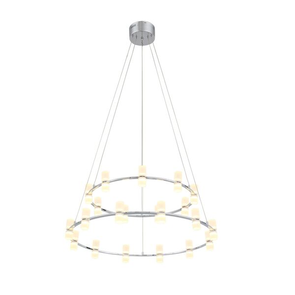 Люстра подвесная ST-Luce Cilindro [Хром/Белый LED 21*4W]