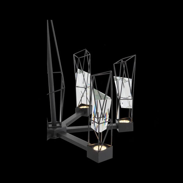 Люстра подвесная ST-Luce Progetto [Серый графит/Серый графит, Прозрачный LED 6*8W]
