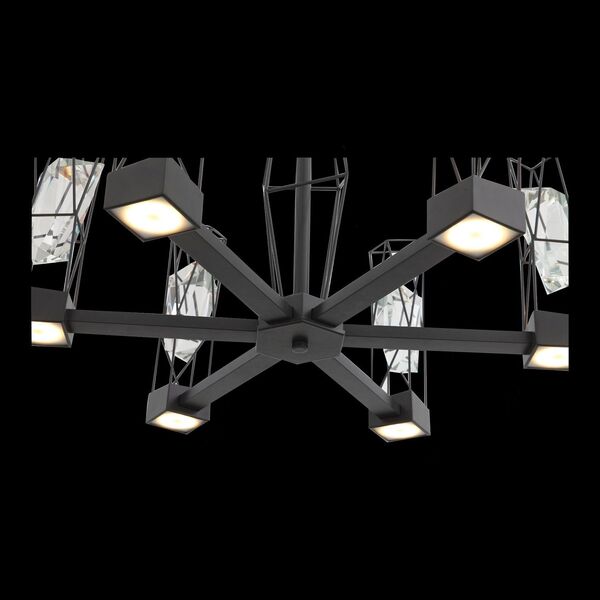Люстра подвесная ST-Luce Progetto [Серый графит/Серый графит, Прозрачный LED 6*8W]