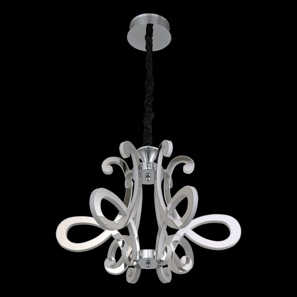  Люстра подвесная ST-Luce Aricia [Хром/Белый, Хром LED 6*26W]