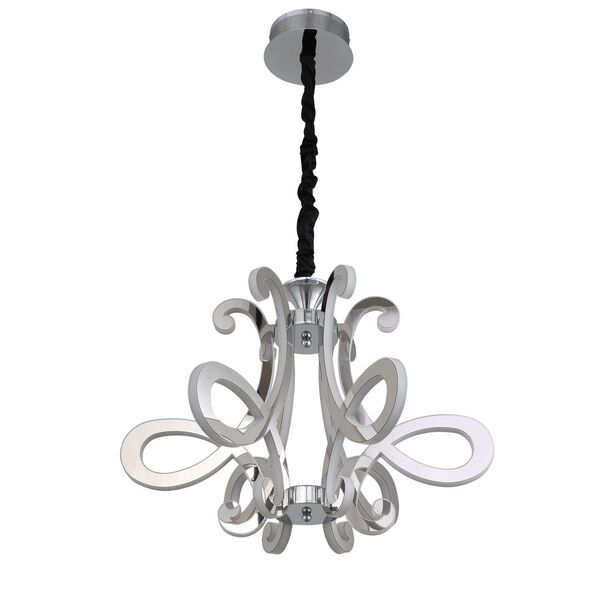  Люстра подвесная ST-Luce Aricia [Хром/Белый, Хром LED 6*26W]