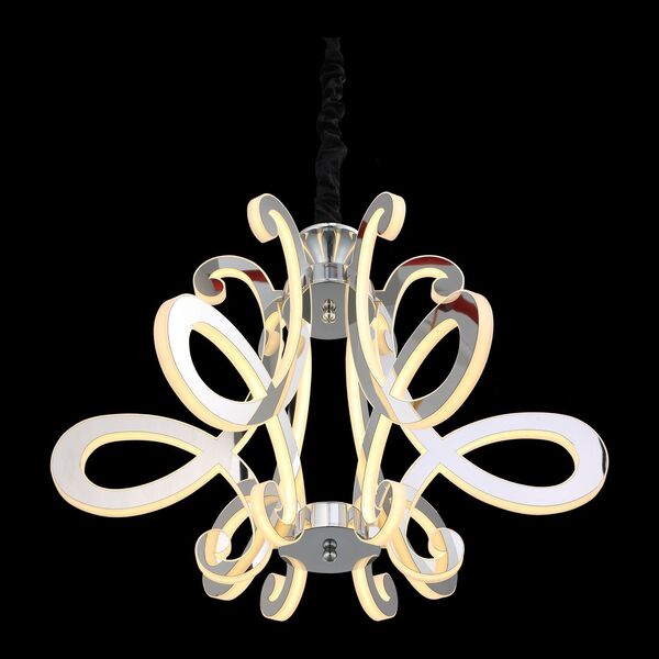  Люстра подвесная ST-Luce Aricia [Хром/Белый, Хром LED 6*26W]