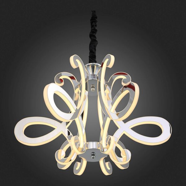  Люстра подвесная ST-Luce Aricia [Хром/Белый, Хром LED 6*26W]