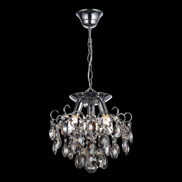 Люстра потолочная ST-Luce Orecchini [Темный хром/Тонированный черный E14 3*40W]