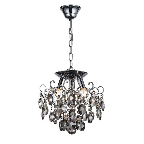 Люстра потолочная ST-Luce Orecchini [Темный хром/Тонированный черный E14 3*40W]