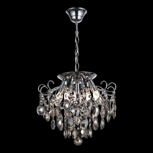 Люстра потолочная ST-Luce Orecchini [Темный хром/Тонированный черный E14 6*40W]