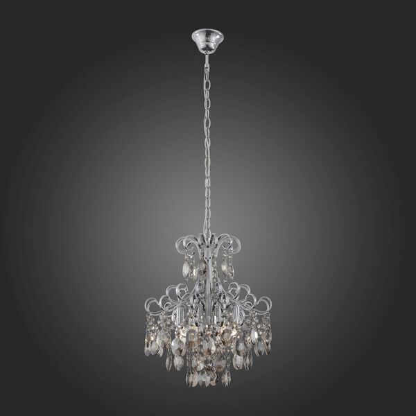 Люстра подвесная ST-Luce Orecchini [Темный хром/Тонированный черный E14 6*40W]
