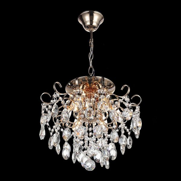 Люстра потолочная ST-Luce Orecchini [Золото/Прозрачный E14 6*40W]