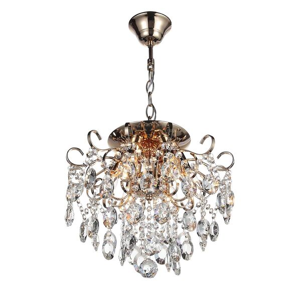 Люстра потолочная ST-Luce Orecchini [Золото/Прозрачный E14 6*40W]
