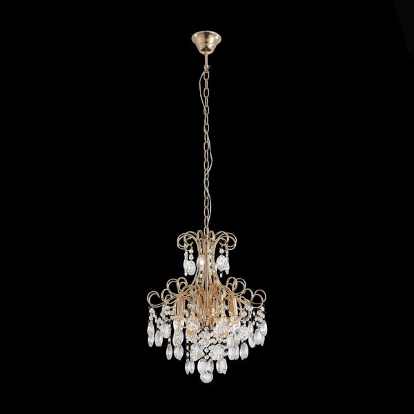 Люстра подвесная ST-Luce Orecchini [Золото/Прозрачный E14 6*40W]