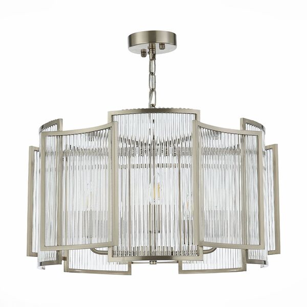 SL1234.103.05 Люстра подвесная ST-Luce Никель/Прозрачный, Никель E14 5*60W