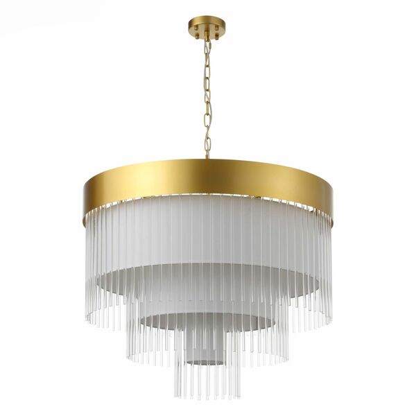 Люстра подвесная ST-Luce Золотистый/Белый, Прозрачный E14 12*40W