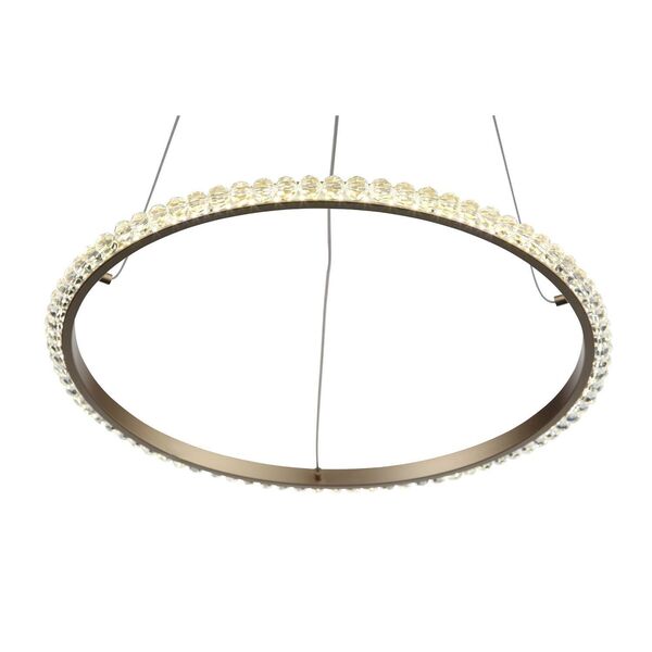 Люстра подвесная ST-Luce Cremo [Золото/Прозрачный LED 1*12W]