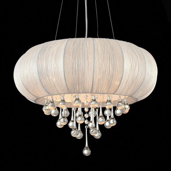 Люстра подвесная ST-Luce Preferita [Хром/Белый, Бесцветный E14 5*40W]
