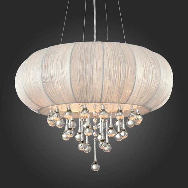 Люстра подвесная ST-Luce Preferita [Хром/Белый, Бесцветный E14 5*40W]
