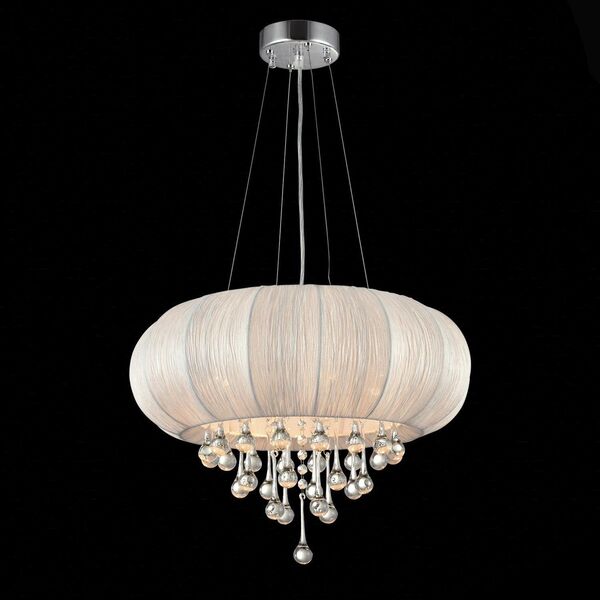 Люстра подвесная ST-Luce Preferita [Хром/Белый, Бесцветный E14 5*40W]