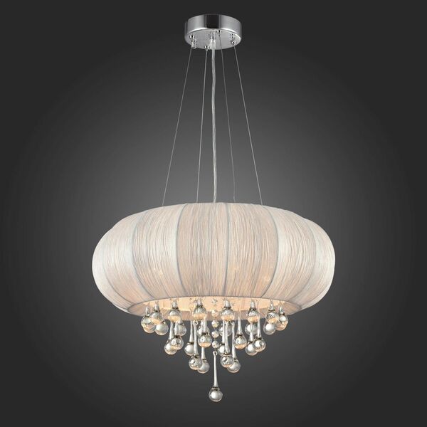 Люстра подвесная ST-Luce Preferita [Хром/Белый, Бесцветный E14 5*40W]