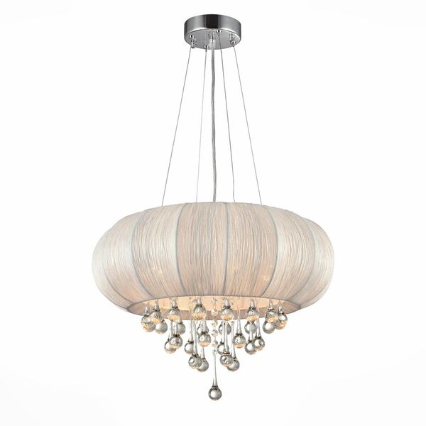 Люстра подвесная ST-Luce Preferita [Хром/Белый, Бесцветный E14 5*40W]