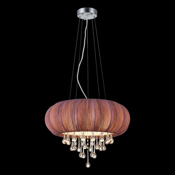 Люстра подвесная ST-Luce Preferita [Хром/Фиолетовый E14 5*40W]