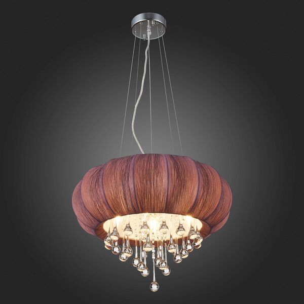 Люстра подвесная ST-Luce Preferita [Хром/Фиолетовый E14 5*40W]