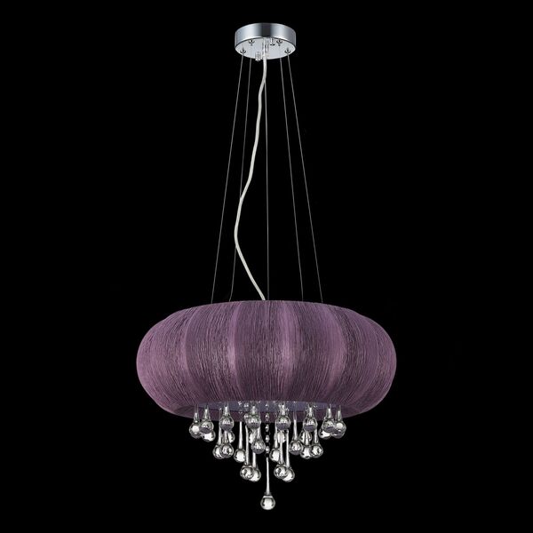 Люстра подвесная ST-Luce Preferita [Хром/Фиолетовый E14 5*40W]