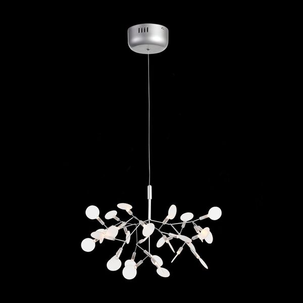 Люстра подвесная ST-Luce Rafina [Серебристый/Белый LED 30*0,5W]