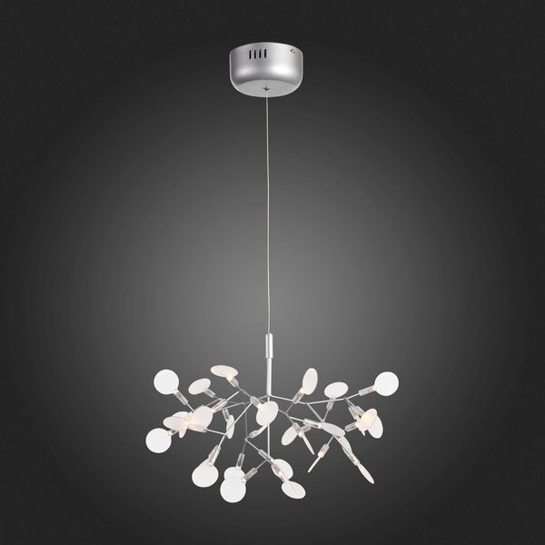 Люстра подвесная ST-Luce Rafina [Серебристый/Белый LED 30*0,5W]
