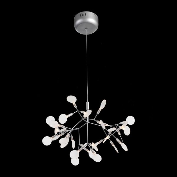 Люстра подвесная ST-Luce Rafina [Серебристый/Белый LED 30*0,5W]