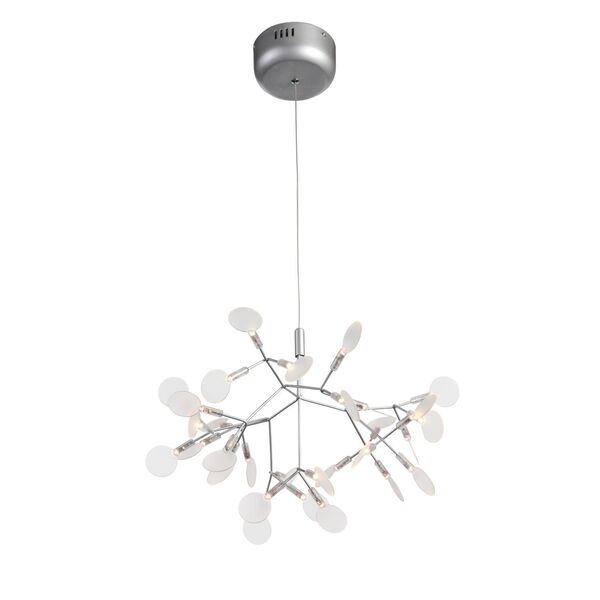 Люстра подвесная ST-Luce Rafina [Серебристый/Белый LED 30*0,5W]