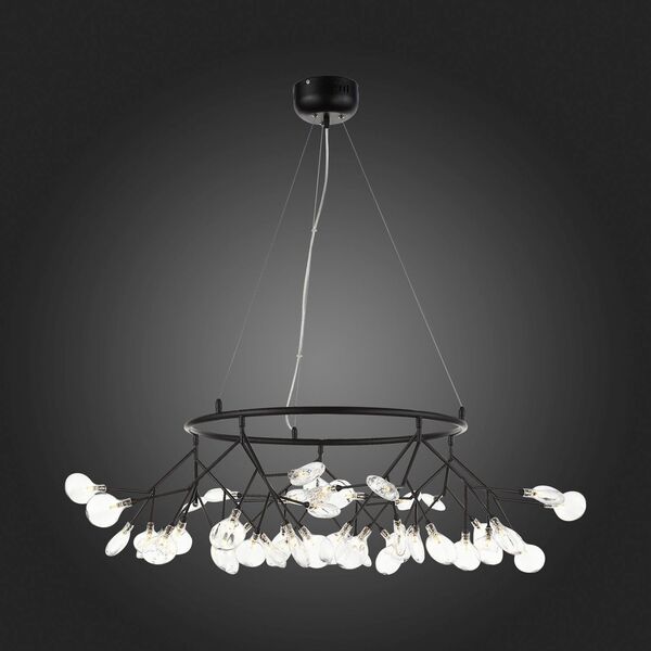 Люстра подвесная ST-Luce Riccardo [Черный/Прозрачный G4 45*1,5W]