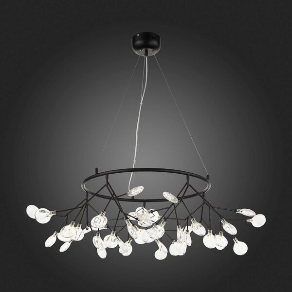 Люстра подвесная ST-Luce Riccardo [Черный/Прозрачный G4 45*1,5W]