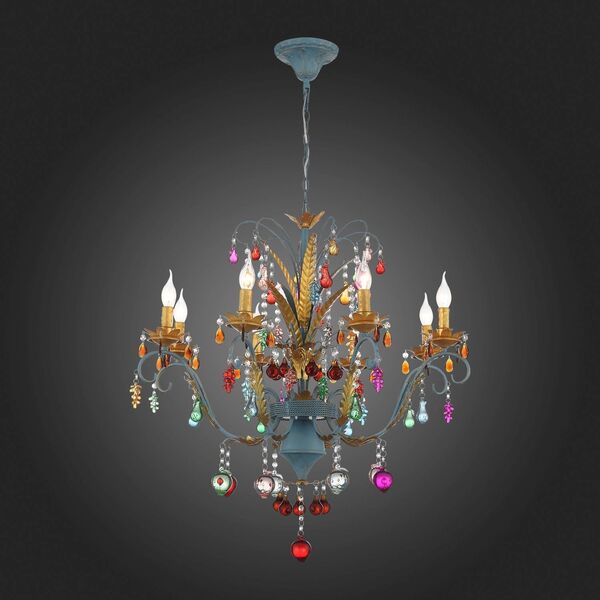 Люстра подвесная ST-Luce Joanna [Разноцветный E14 8*40W]