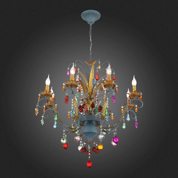Люстра подвесная ST-Luce Joanna [Разноцветный E14 8*40W]