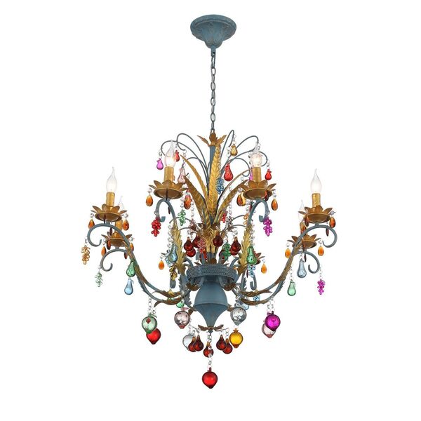 Люстра подвесная ST-Luce Joanna [Разноцветный E14 8*40W]