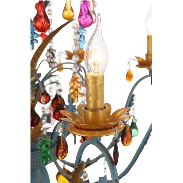 Люстра подвесная ST-Luce Joanna [Разноцветный E14 8*40W]