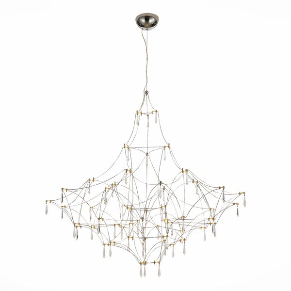SL797.113.114 Люстра подвесная ST-Luce Хром, Прозрачный LED 114*0,45W 3000K
