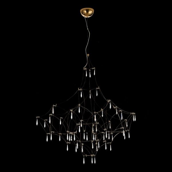 SL797.203.114 Люстра подвесная ST-Luce Золотистый, Шампань LED 114*0,45W 3000K