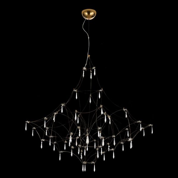 SL797.213.114 Люстра подвесная ST-Luce Золотистый, Прозрачный LED 114*0,45W 3000K