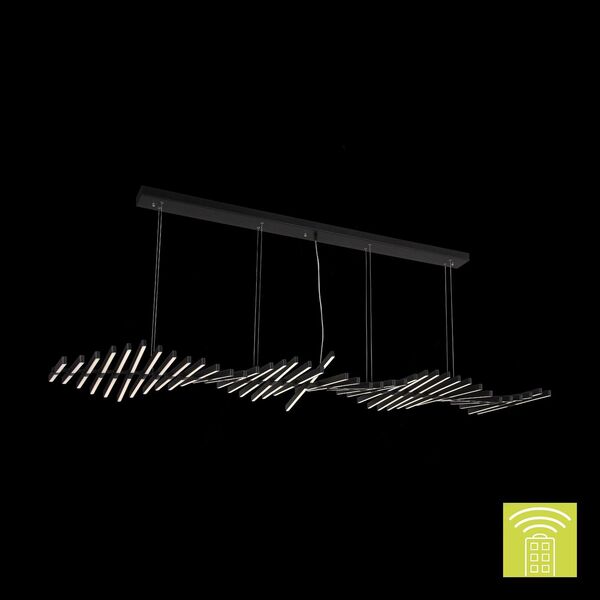 Люстра подвесная ST-Luce Picodi  [Черный/Черный, Белый LED 40*5W]