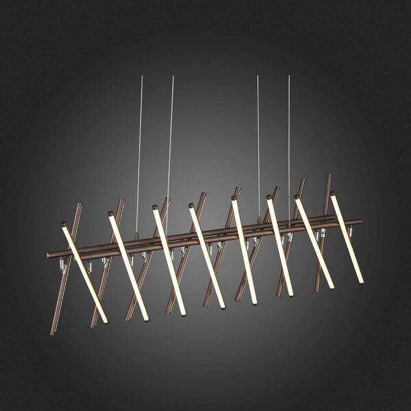Люстра подвесная ST-Luce Piacod [Кофейный/Белый LED 16*8W]