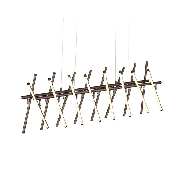 Люстра подвесная ST-Luce Piacod [Кофейный/Белый LED 16*8W]