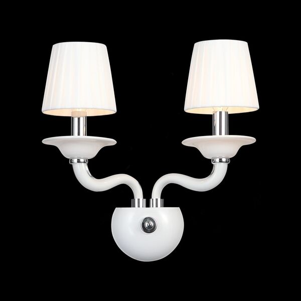 Бра ST Luce Ferrito [Хром, Белый/Белый E14 2*40W]