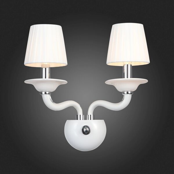 Бра ST Luce Ferrito [Хром, Белый/Белый E14 2*40W]