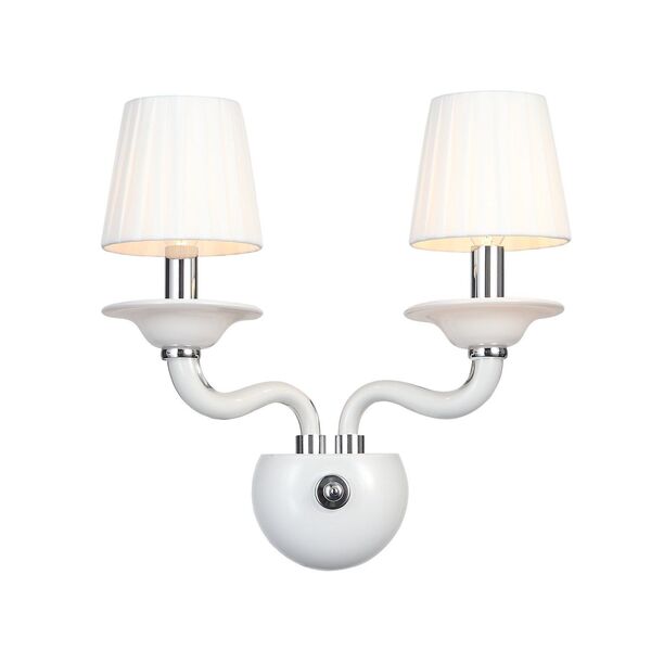 Бра ST Luce Ferrito [Хром, Белый/Белый E14 2*40W]