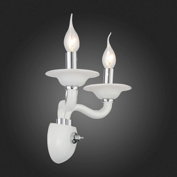 Бра ST Luce Ferrito [Хром, Белый/Белый E14 2*40W]