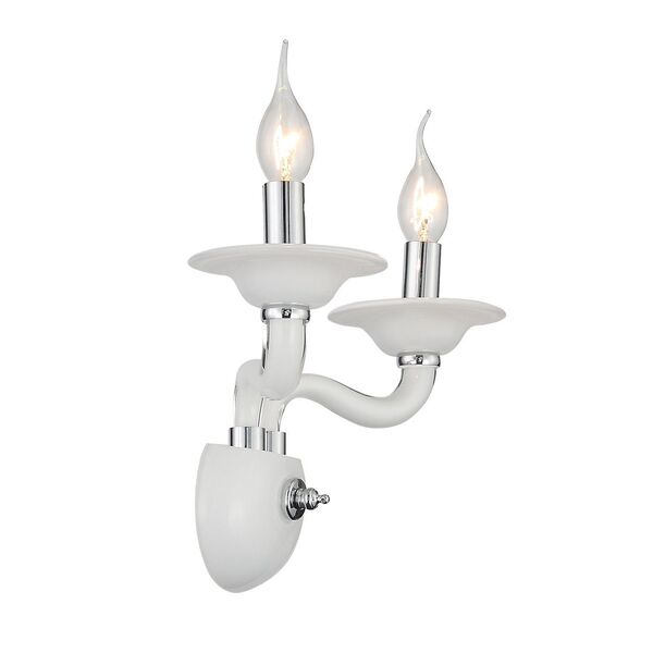 Бра ST Luce Ferrito [Хром, Белый/Белый E14 2*40W]