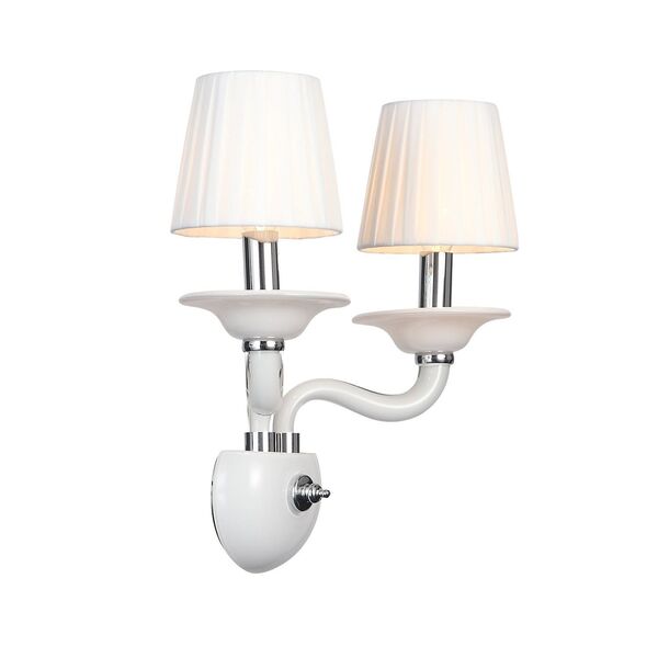 Бра ST Luce Ferrito [Хром, Белый/Белый E14 2*40W]