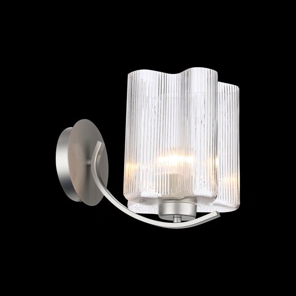 Бра ST Luce Onde [Серебристый/Прозрачный E27 1*60W]
