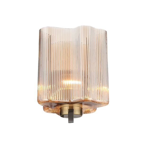 Бра ST Luce Onde [Бронзовый/Янтарный E27 1*60W]